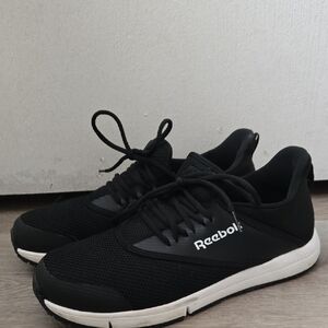 Reebok Women's Black and White Athletic Shoes